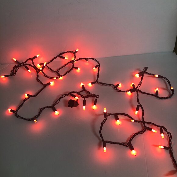 String Halloween Orange Lights - Picture 2 of 6